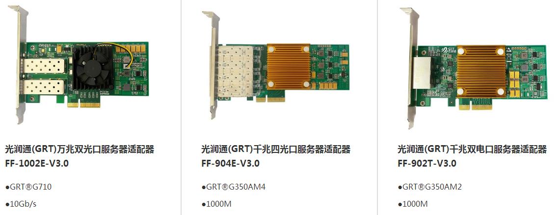 光潤通自主可控國產(chǎn)化系列網(wǎng)卡(圖2)